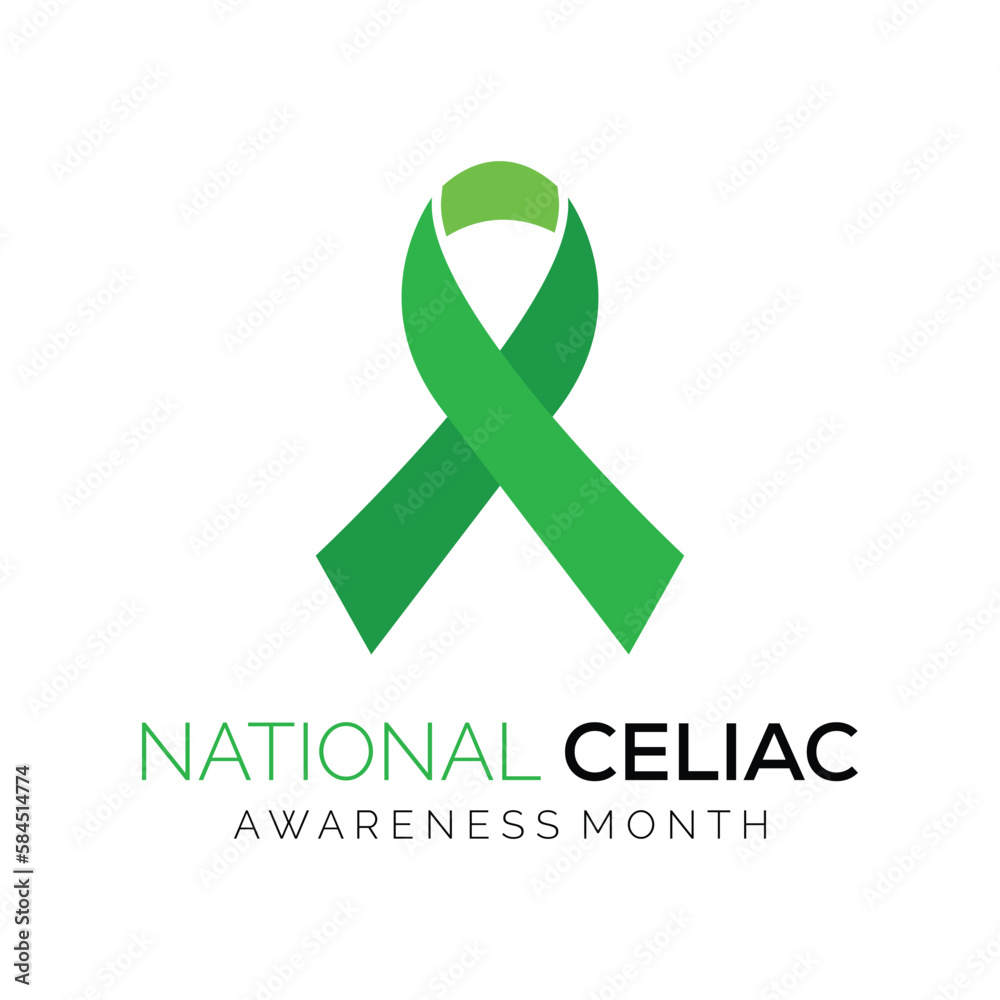 Vector illustration on the theme of National Celiac disease awareness month of May every year. Vector illustration template background design. Vector illustration on the theme of National Celiac disease awareness month of May every year. Vector illustration template background design.