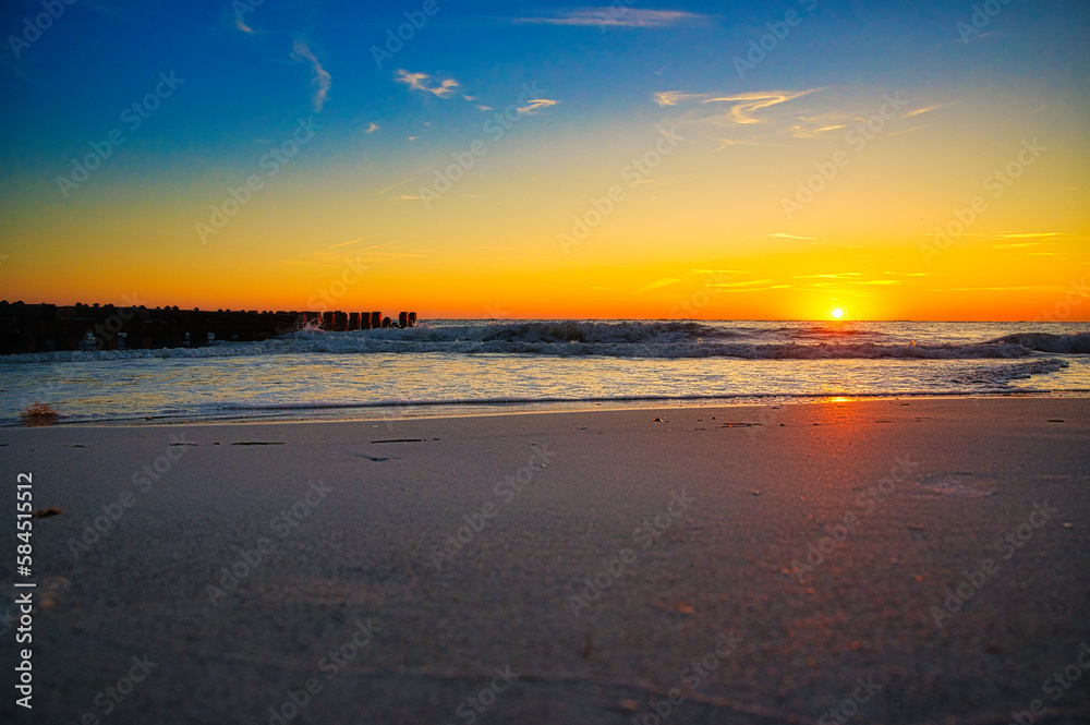 Fototapeta premium sunset at the beach