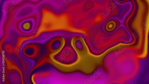 Abstract colorful 4k liquid waves background abstract gradient fluid background