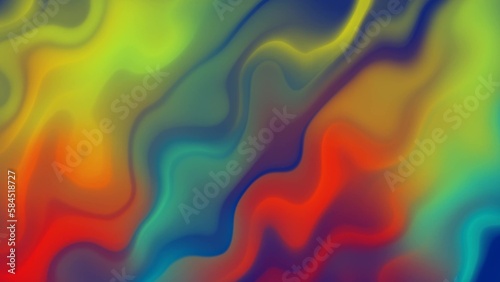 Abstract colorful 4k liquid waves background abstract gradient fluid background