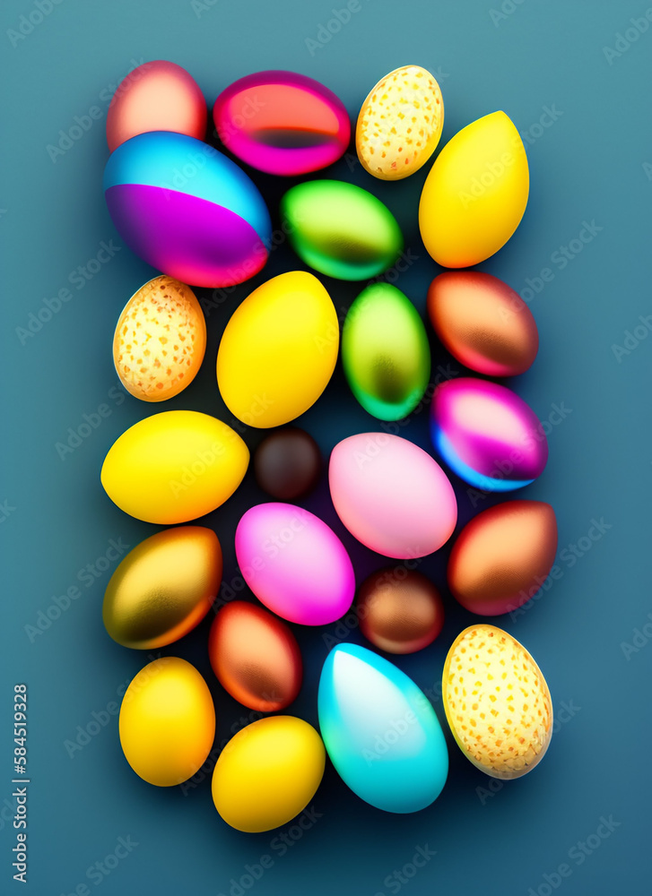Easter Photo with Colourful Eggs Cute Background Wallpaper Easter Photo with Colourful Eggs Cute Background Wallpaper