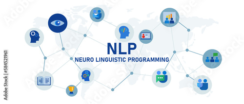 NLP Neuro linguistic programming pseudoscientific approach to communication personal development and psychotherapy photo