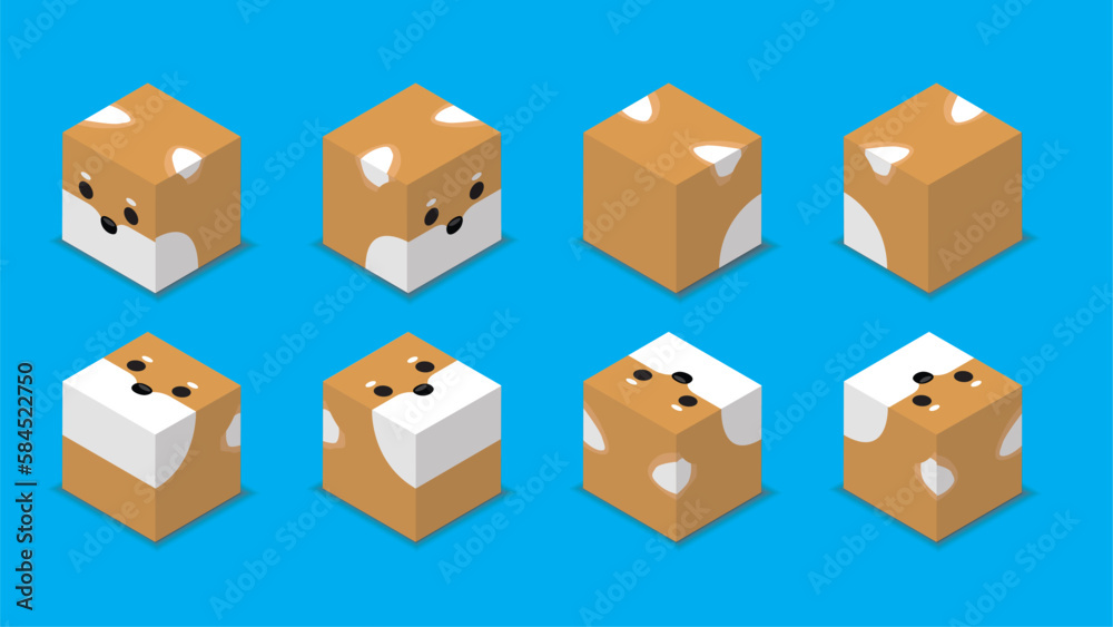 Animal Dice 3D Character Animal Shiba Inu Dog Cartoon Vector
Animal Dice 3D Character Animal Shiba Inu Dog Cartoon Vector