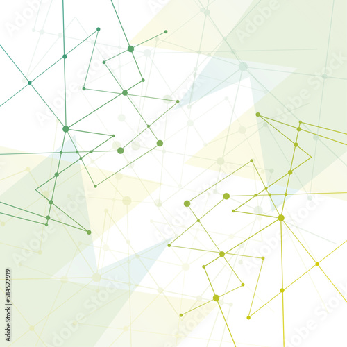 Abstract background illustration lines connection triangles vector