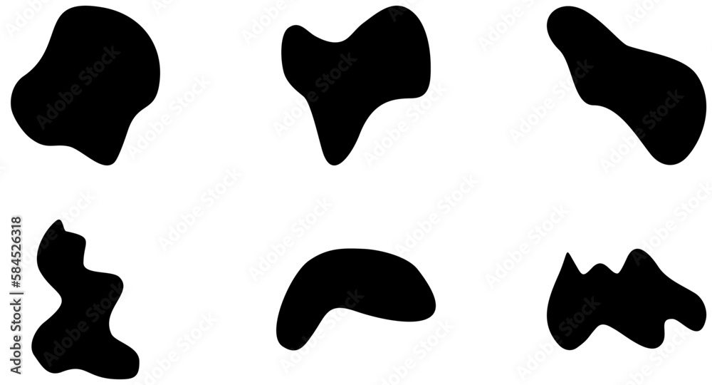 Liquid and fluid shape Black symbol Liquid and fluid shape Black symbol