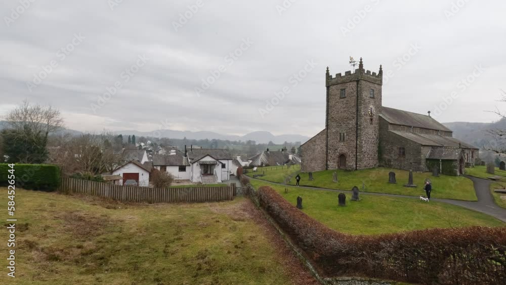 St Michael and All Angels Church in Hawkshead, Cumbria, UK St Michael and All Angels Church in Hawkshead, Cumbria, UK