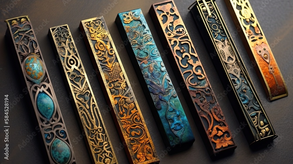 Mezuzah Passover is one of the most famous Jewish holidays ilustración