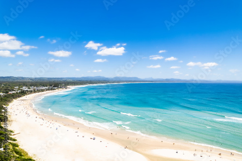 The Australian coastline on a blue sky day