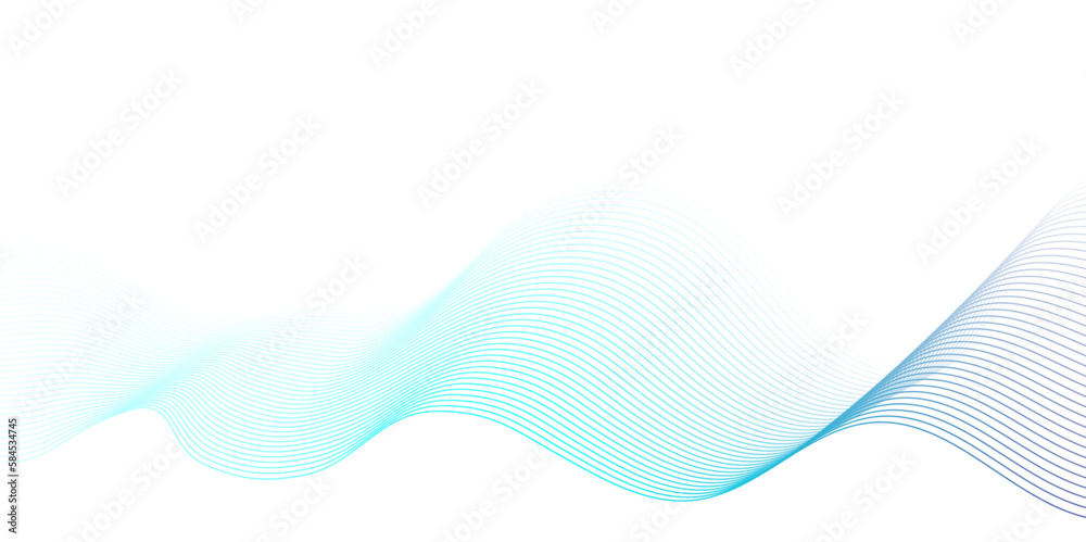 Abstract blue wave and abstract background with business lines. business background lines wave abstract stripe design. Tech with abstract wave lines. Abstract wave element for design. Digital frequenc