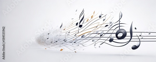 Wallpaper Mural music notes background Torontodigital.ca