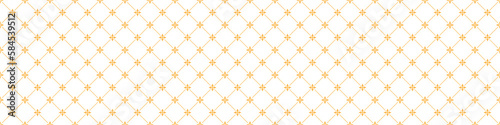 Seamless geometric pattern of diagonal lines and elements of oriental ornament. Flat style.