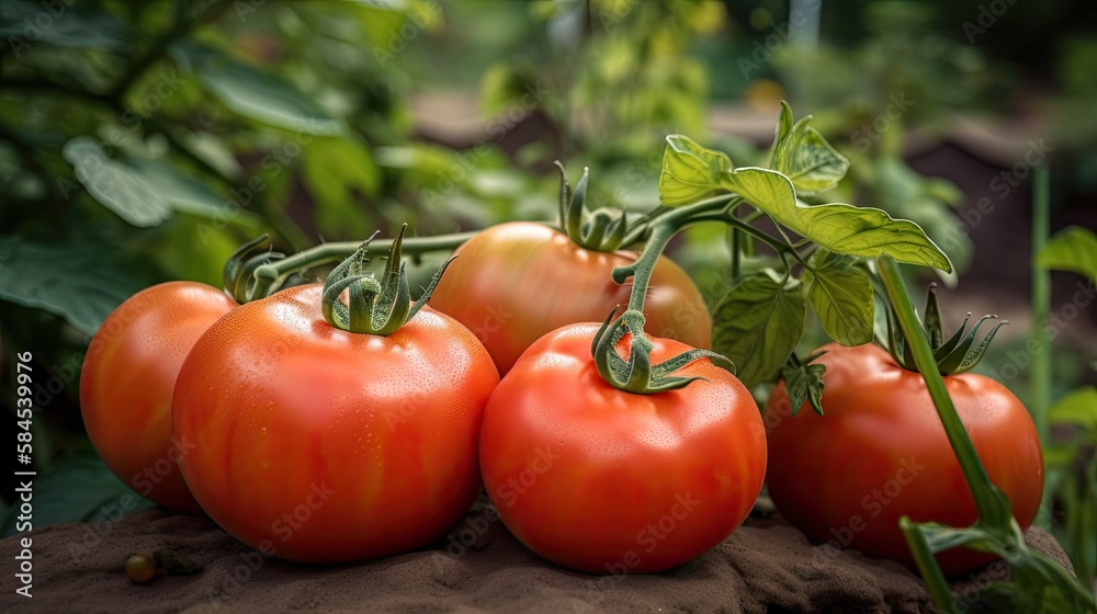 Fresh Tomato Background