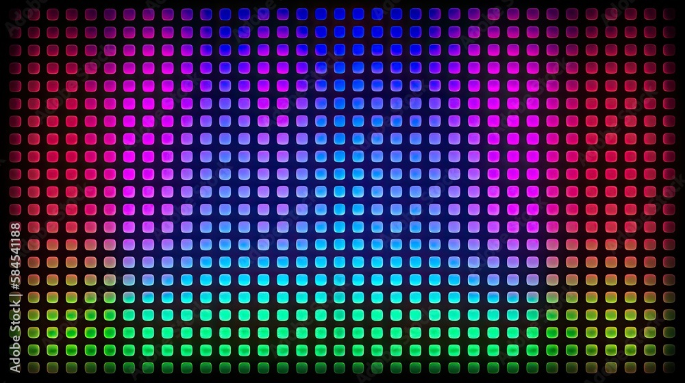 Extreme Closeup of Computer Screen Abstract Background. Generative Ai.