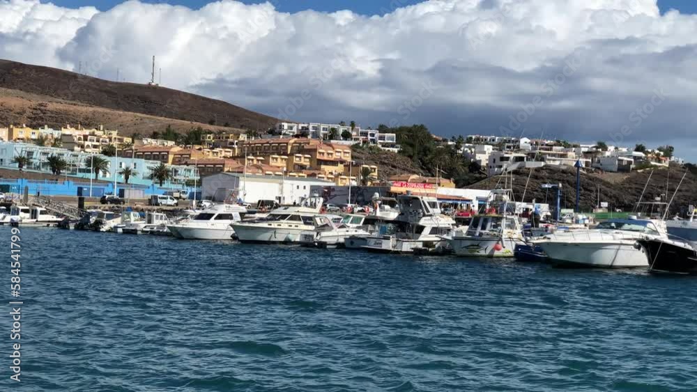 sailing in to puerto de morro fuerteventura canary island sailing in to puerto de morro fuerteventura canary island