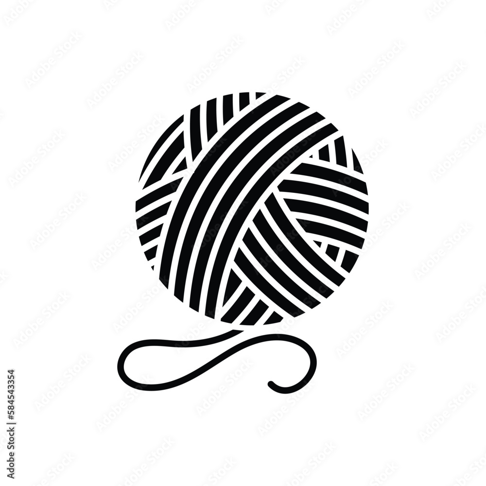 yarn ball icon design vector yarn ball icon design vector