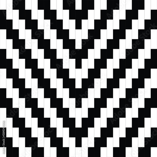 Black and white seamless pattern