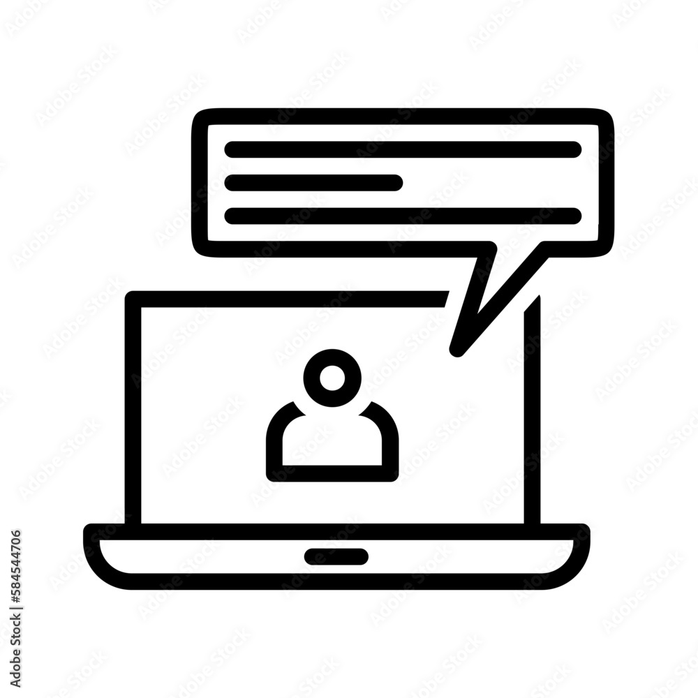 Black line icon for Consulting Black line icon for Consulting
