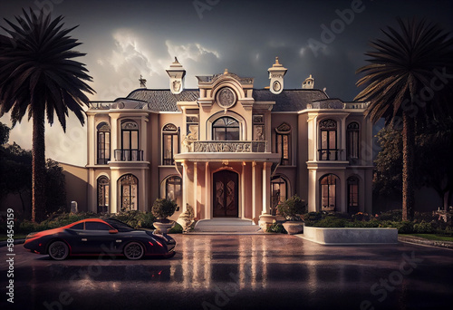 Luxurious Residence. The Most Expensive Home in the World. Generative AI