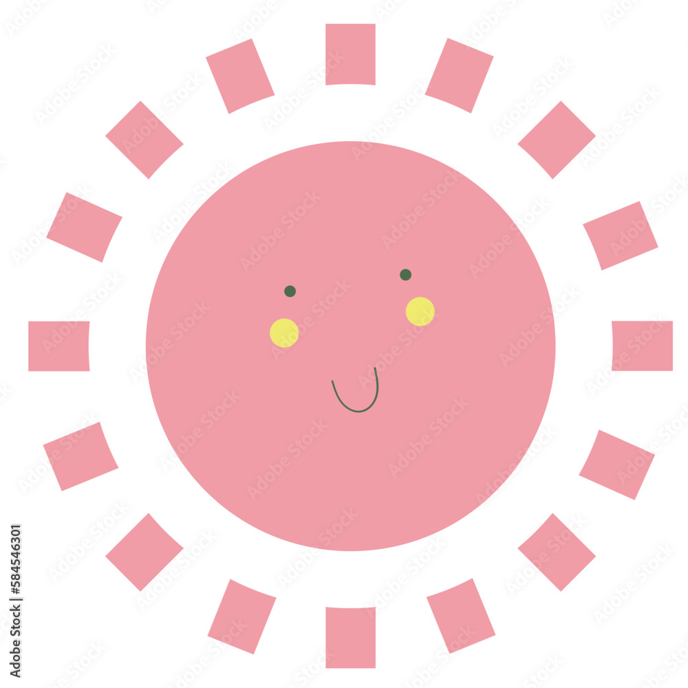 Abstract Kids Sun Abstract Kids Sun