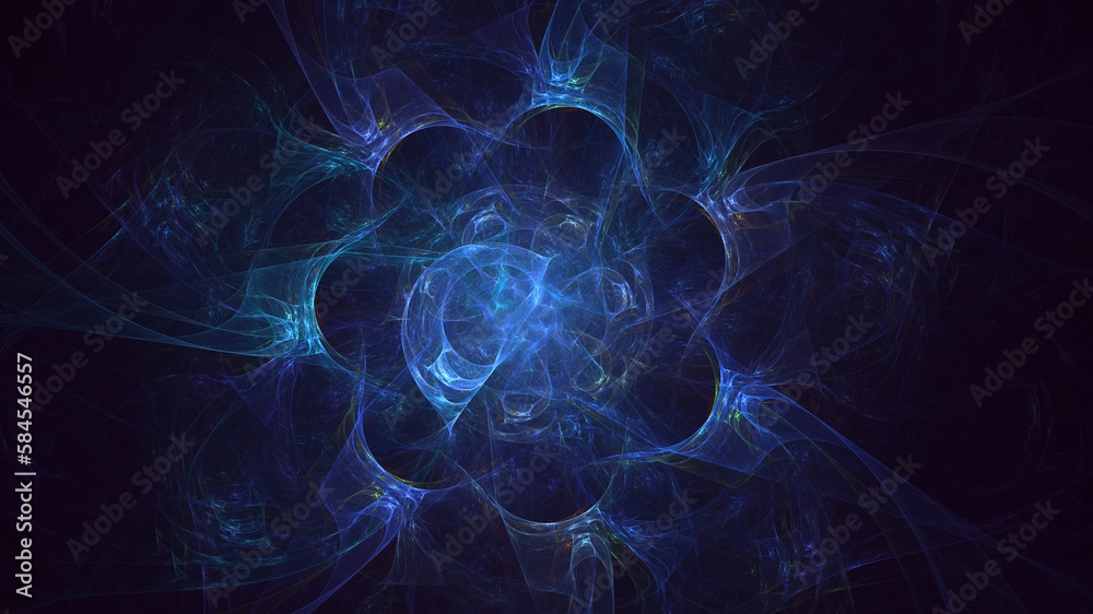3D rendering abstract colorful fractal light background 3D rendering abstract colorful fractal light background