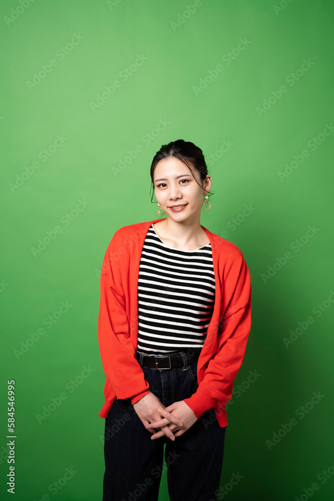 爽やかな女性 爽やかな女性