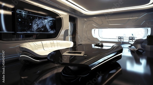 Futuristic Interior Design © Huy Tran