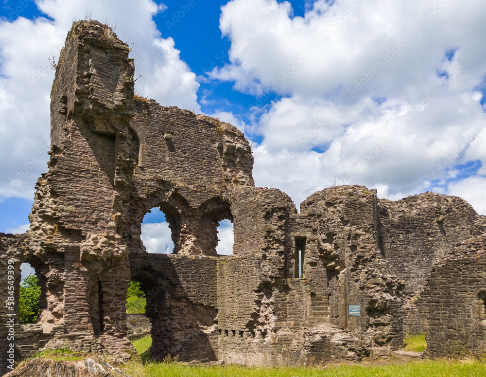 Wreckage of an old castle (Abergavenny, Wales, United Kingdom) Wreckage of an old castle (Abergavenny, Wales, United Kingdom)