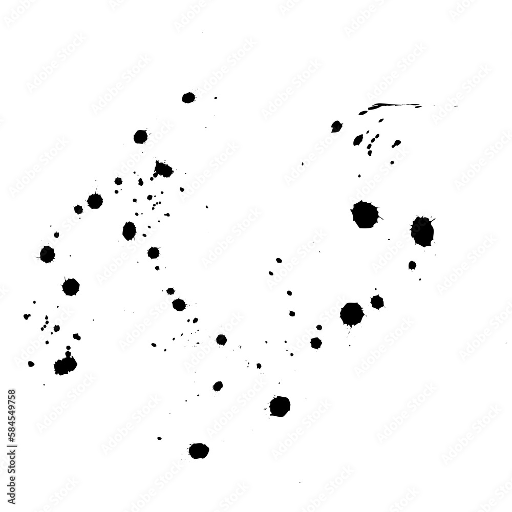 Ink Splatter Drops