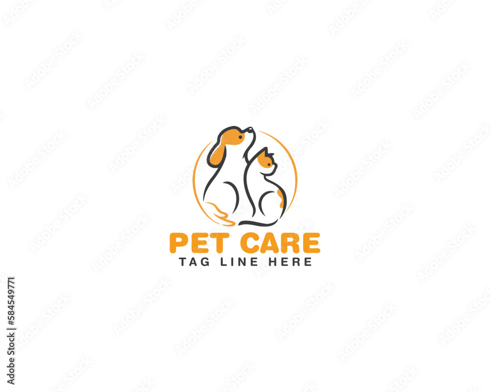 pet care logo design pet care logo design