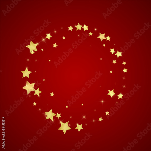 Magic stars vector overlay.  Gold stars scattered