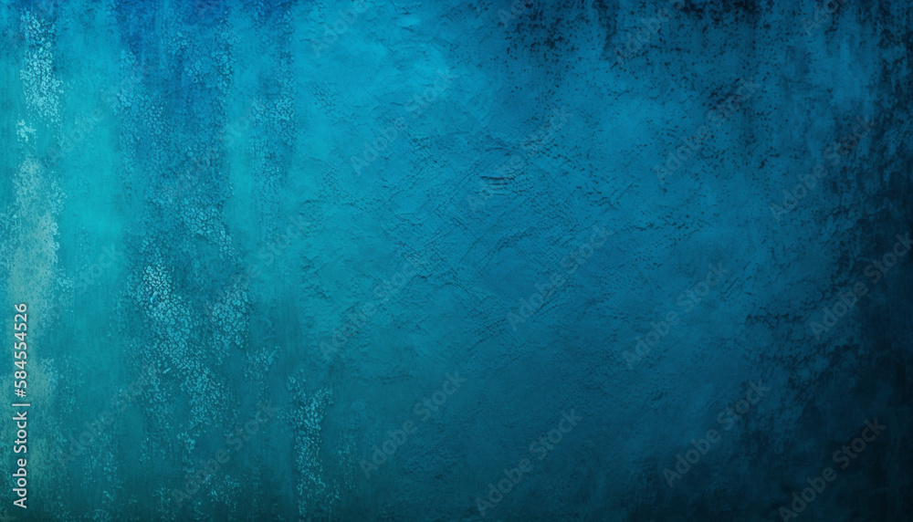 Blue paint wall background texture