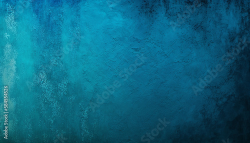 Blue paint wall background texture