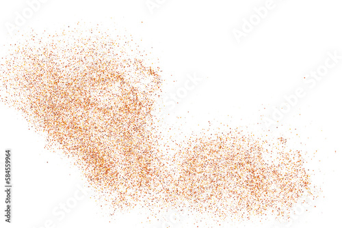 Abstract Sand Explosion Isolated On White Background. Design Element. Digitally Generated Image. Vector Illustration, Eps 10.
