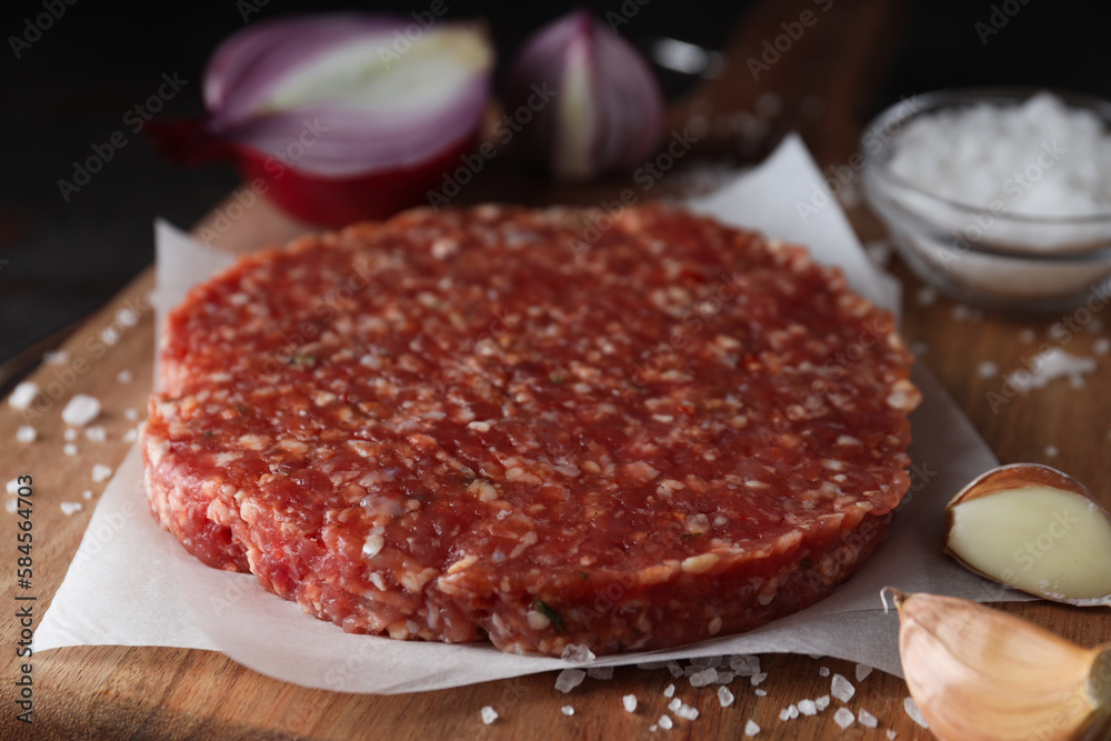 Ingredient for cooking grilled meat - ground meat Ingredient for cooking grilled meat - ground meat