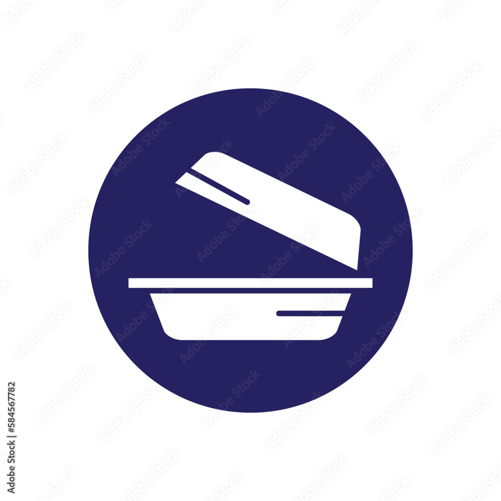 Styrofoam flat style logo design template Styrofoam flat style logo design template