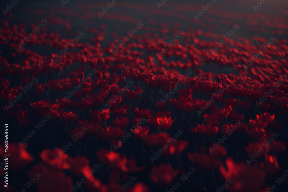 Fototapeta premium red flowers