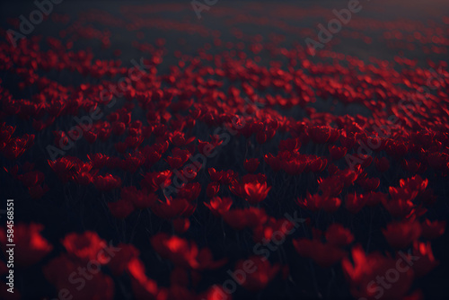 red flowers © Ahmed