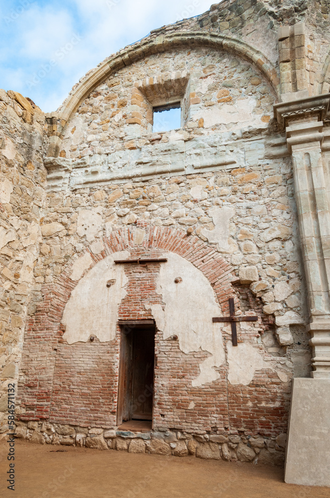 Outside of Mission San Juan Capistrano, Landmark, Chapel, Museum and Gardens