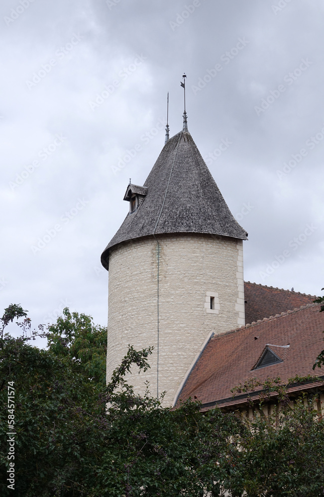 Turm am Hotel du Petit Louvre in Troyes