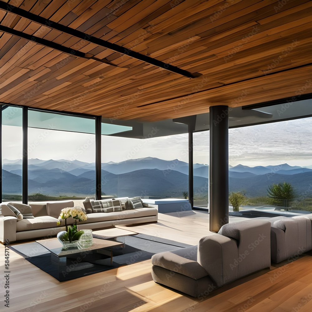 Fototapeta premium Cubism house311, Generative AI