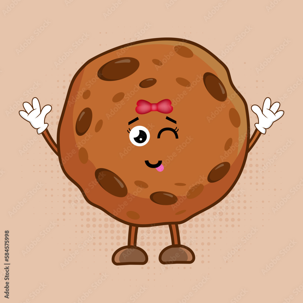 Cute Biscuit Character, This cute little biscuit is perfect for adding a touch of sweetness to any project Cute Biscuit Character, This cute little biscuit is perfect for adding a touch of sweetness to any project