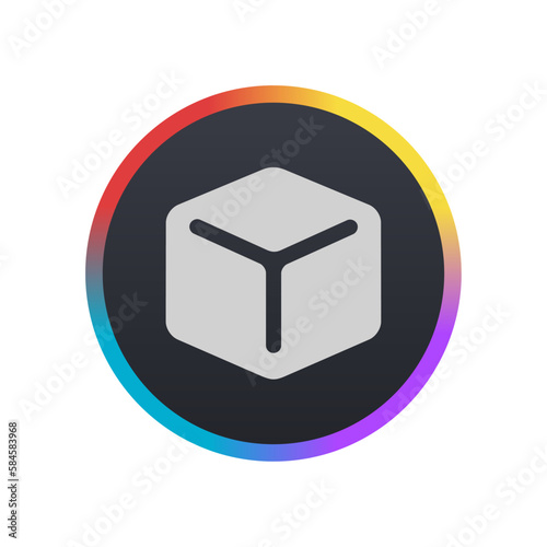 Cube - Pictogram (icon) 