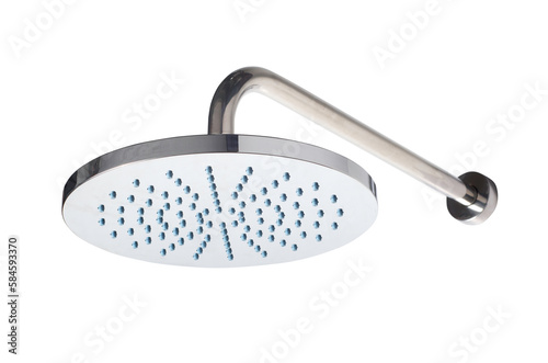 Shower set in bathroom home decoration isolated in white background