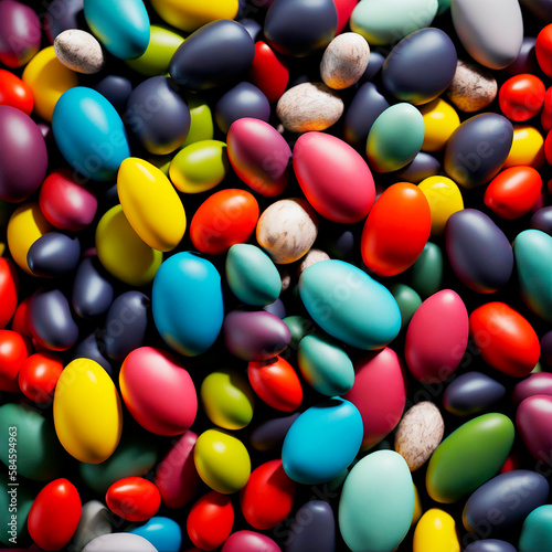 pills on white background