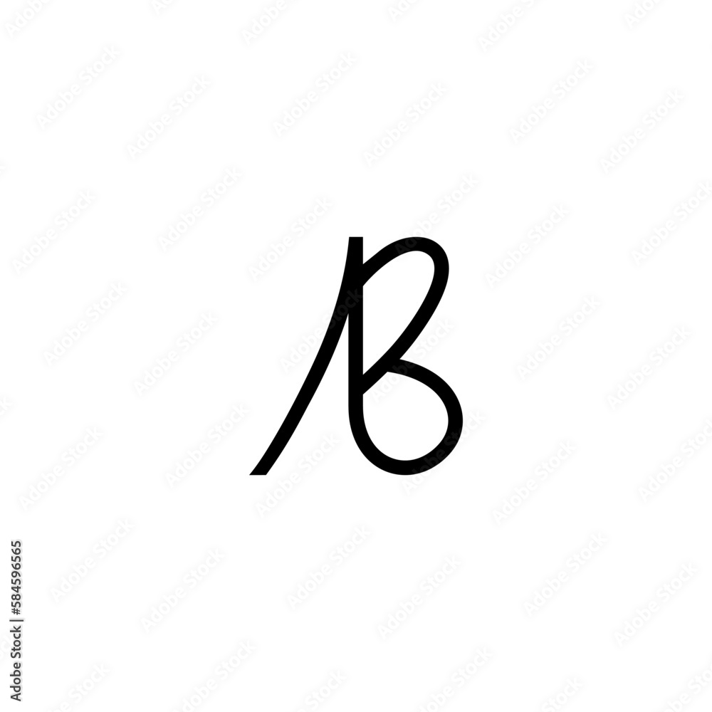 Premium design Logo with initial, letter, alphabet AB for company branding and other