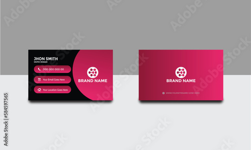 modern design template for business. corporate business card design. nice business card design. 
