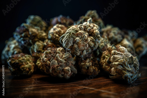 Cannabis Bud Close Shot | Weed | Hemp | Macro