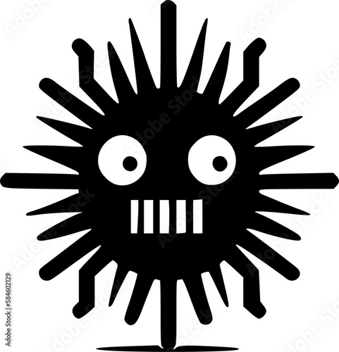 Virus - High Quality Vector Logo - Vector illustration ideal for T-shirt graphic