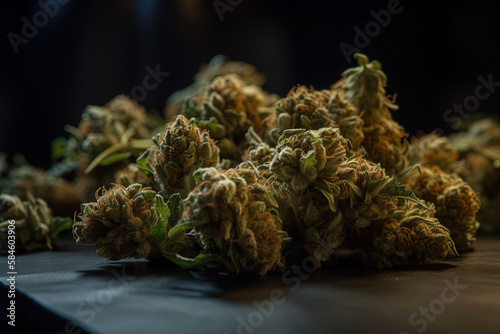 Cannabis Bud Close Shot | Weed | Hemp 