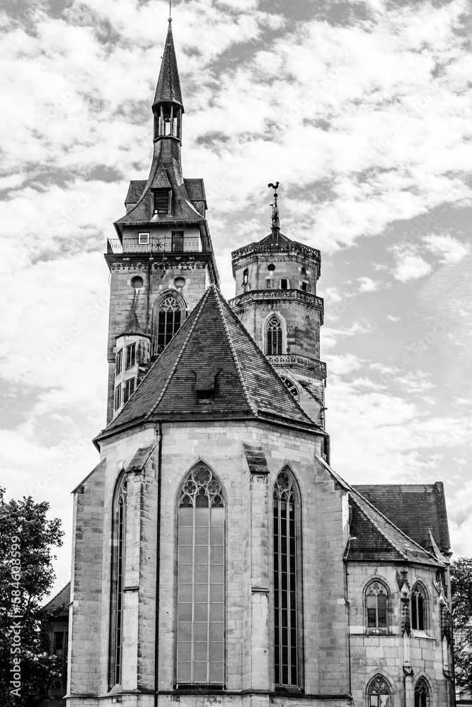Stiftskirche church in Stuttgart, Germany